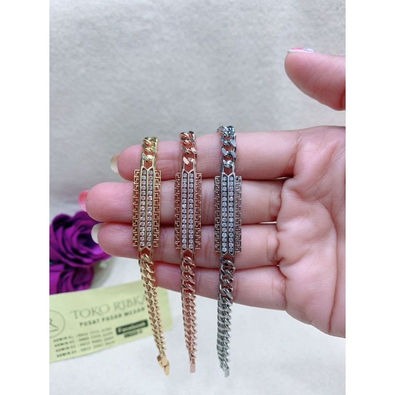 Gelang Listring Plat Versace