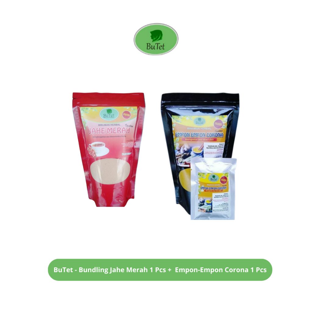

BuTet - Bundling Jahe Merah 1 Pcs + Empon-Empon Corona 1 Pcs
