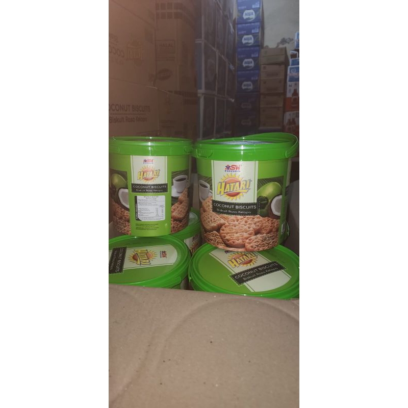 Hatari biskuit kelapa 325 gram kemasan toples