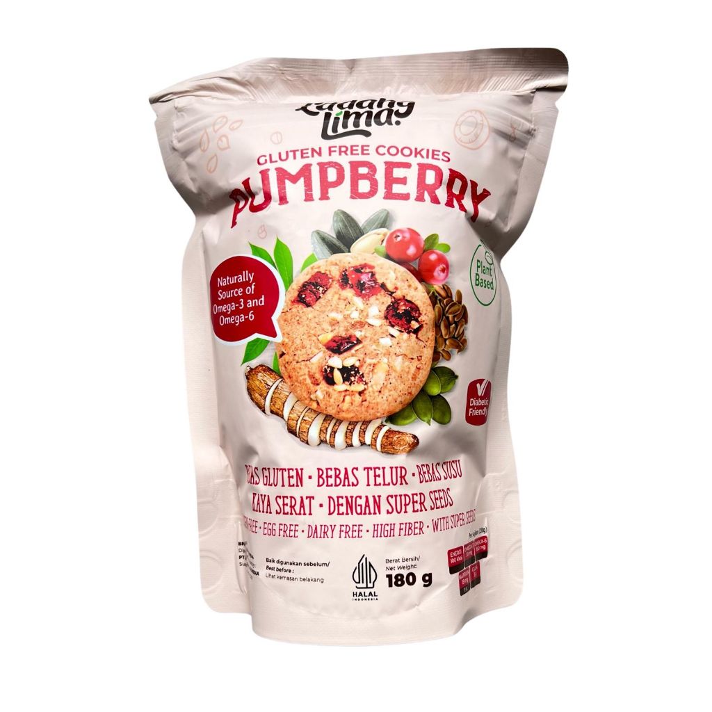 

LADANG LIMA Cookies Pumpberry 180gr - GLUTEN FREE