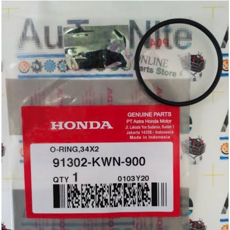 oring waterpump radiator vario 125 ori ahm