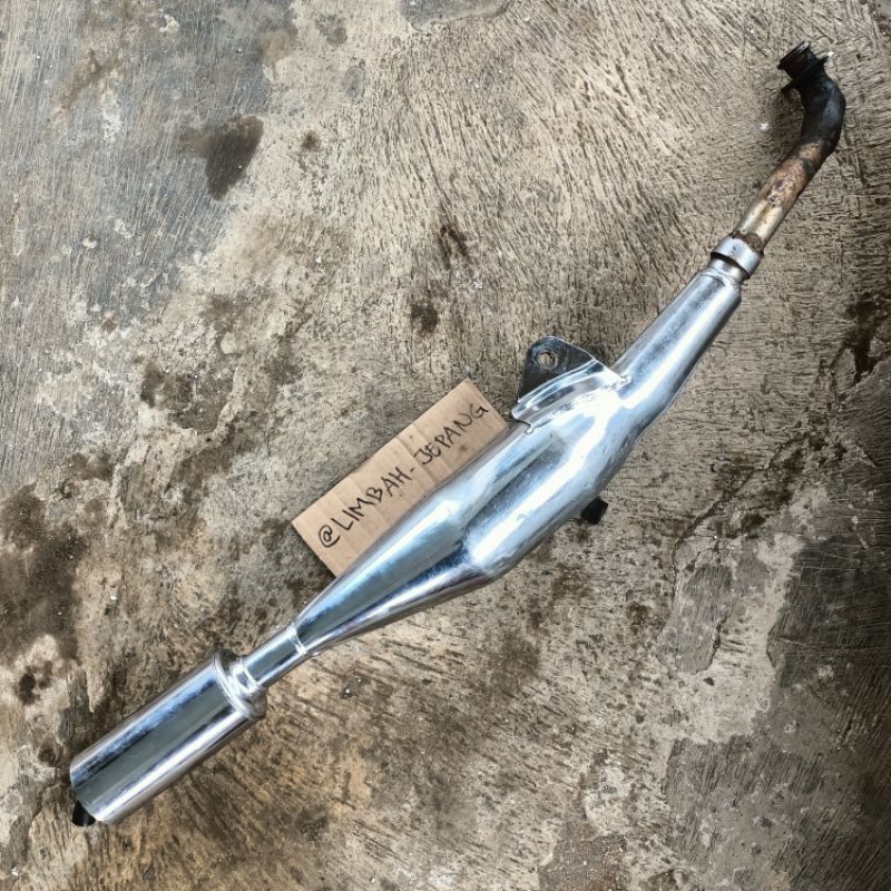 knalpot Yamaha Force1 Gembung Chrome F1z F1zR Fiz Fiz R Original Second Copotan