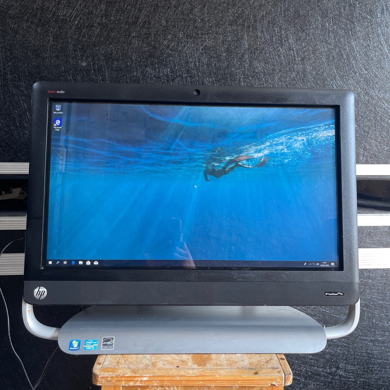 Pc Aio hp Core i5-3450S Ram 8GB HDD 1TB packing kayu
