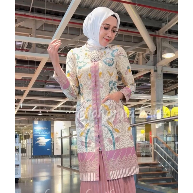 TENUN_GAYA Batik Wanita Modern Tunik batik wanita baju batik wanita terusan batik fashion batik