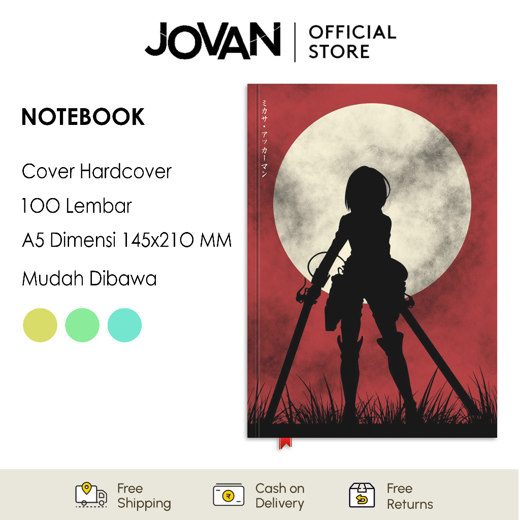

Notebook Hardcover Custom Attack On Titan 19 Buku Tulis Catatan Note Agenda Planner Jurnal Diary Notebook Anime