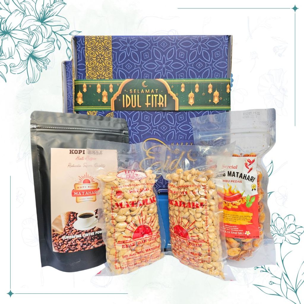 

Parsel Lebaran Bingkisan Hampers Idul Fitri Kacang Matahari