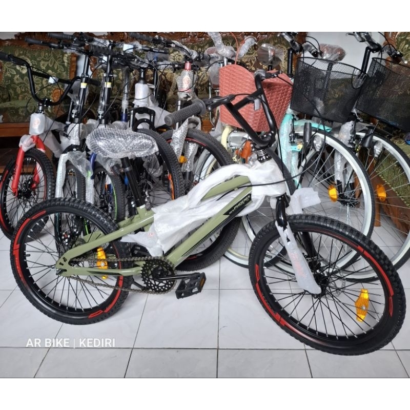 SEPEDA BMX 20 NEW PHOENIX NP 7722 BAN 2.4 CAKRAM