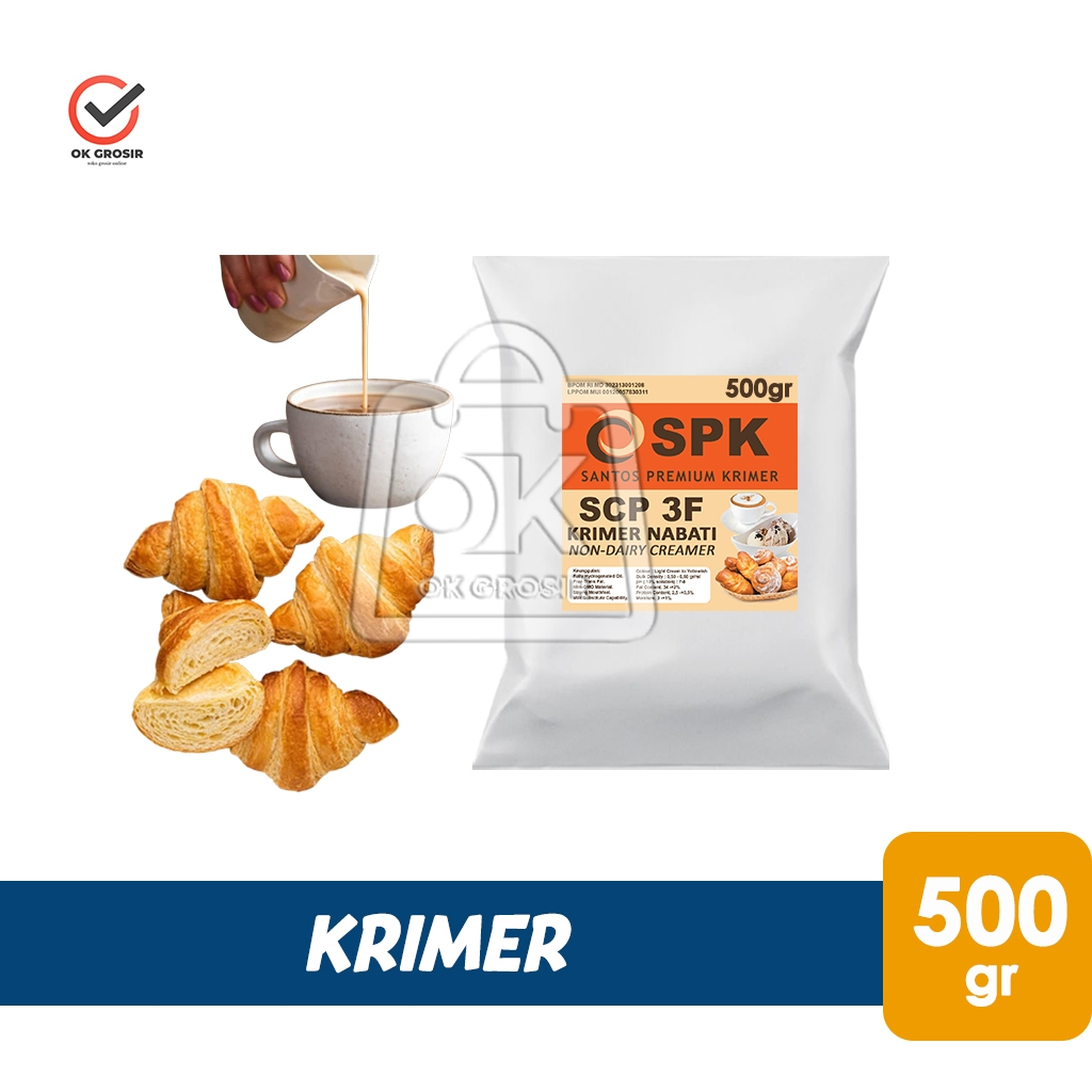 

Krimer Bubuk Nabati SPK SANTOS / Non Dairy Creamer Powder Premium Orange (1 pcs)