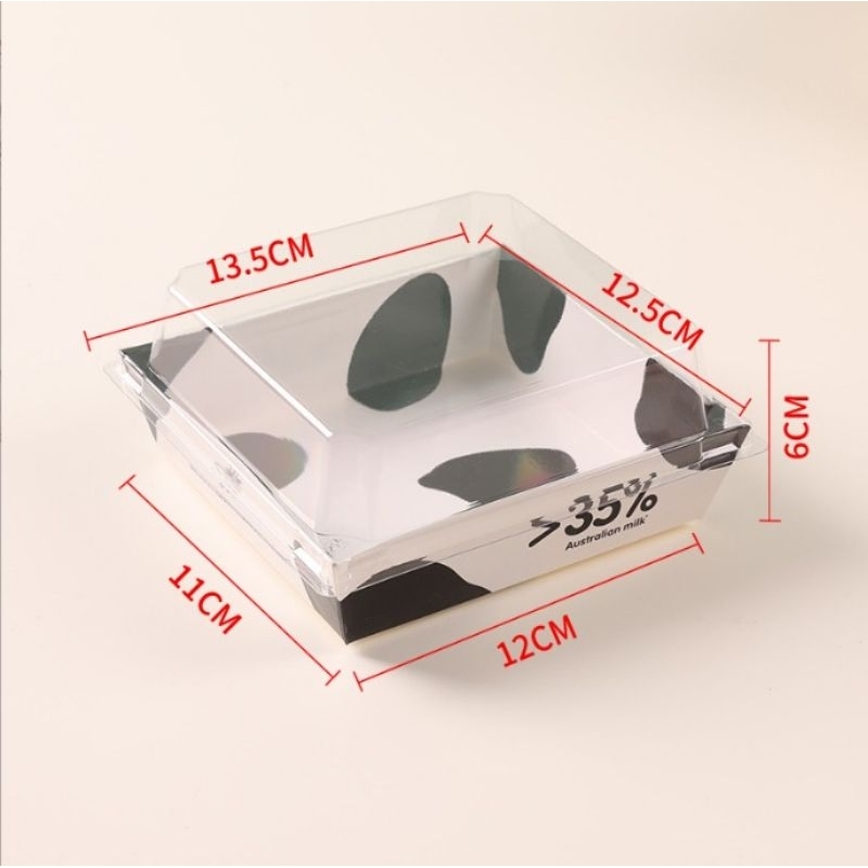 

10 pcs paper box kotak motif sapi 11x12cm