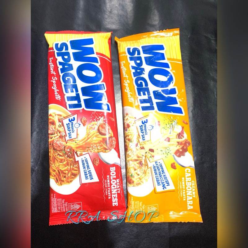 

WOW Spageti instant isi 3 pcs@88gram