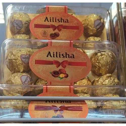 

COKELAT AILISHA 200 GRAM BOX COKLAT MIRIP FERERO ROCHER