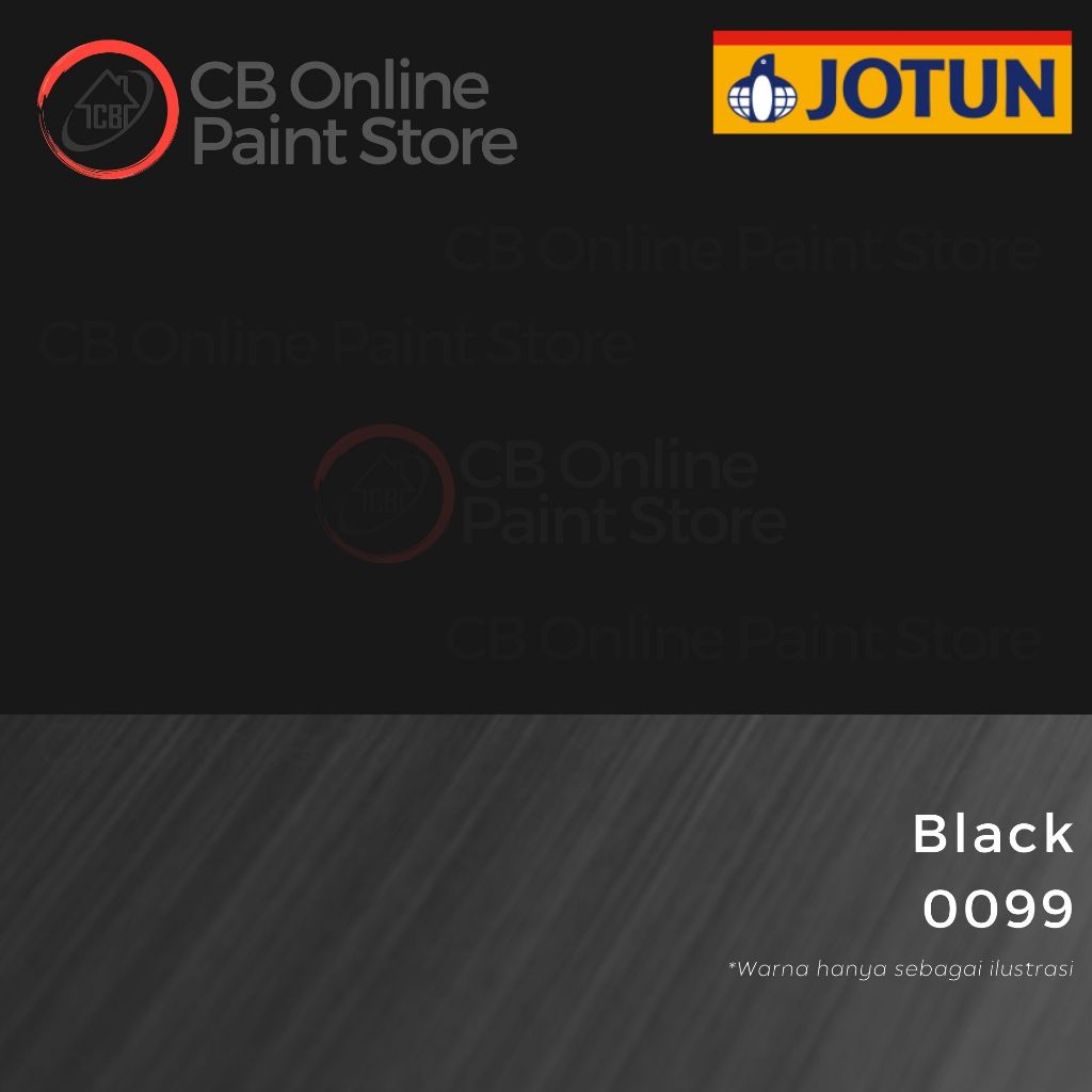 JOTUN CAT TEMBOK - BLACK 0099