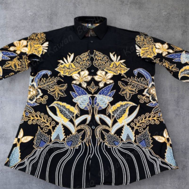 ALISAN - ATASAN PRIA BATIK ALISAN LENGAN PANJANG - KEMEJA BATIK PRIA ALISAN LENGAN PANJANG - ATASAN 
