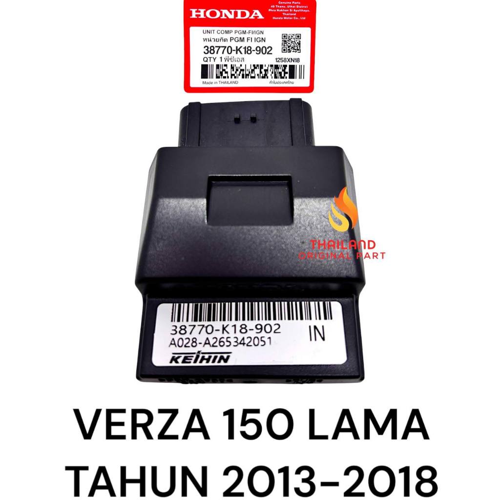ECU CDI Original Verza OLD / Verza Lama / Verza 150 FI / ECM Verza 150 Lama K18 KD1258