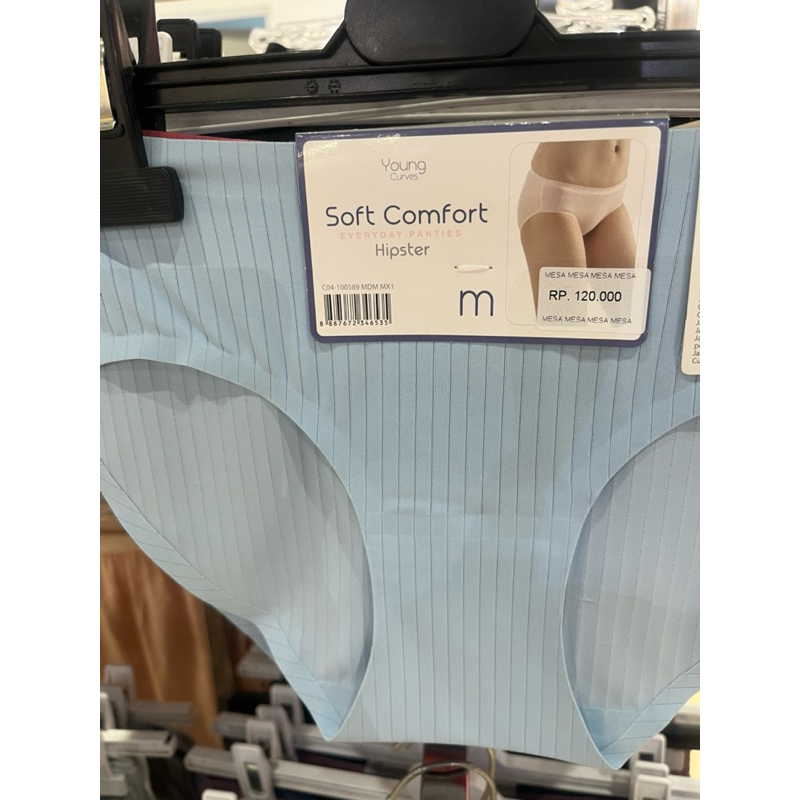 YOUNG CURVES PANTY Cotton SEAMLESS (isi 3pc per pack)