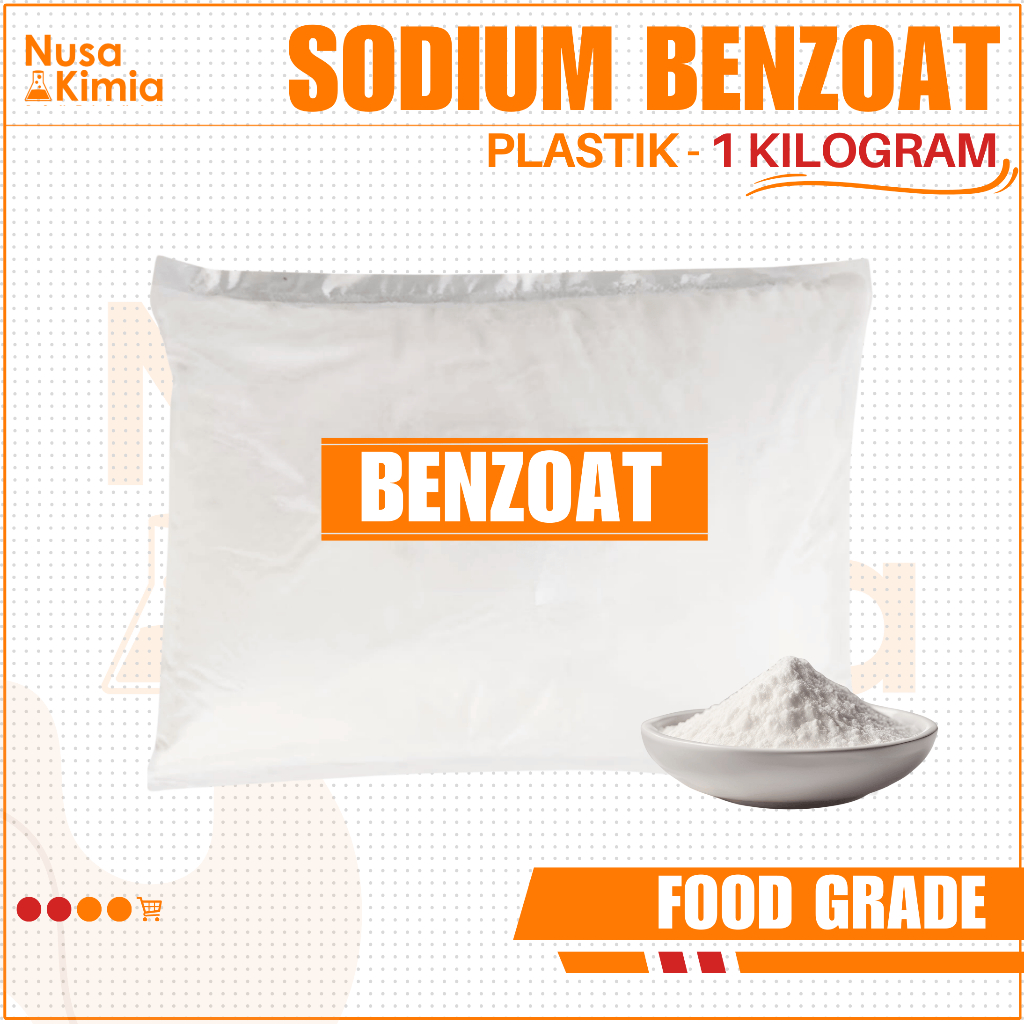 

Sodium BENZOAT - Natrium Benzoat - Pengawet Makanan Food Grade - Pengawet Minuman