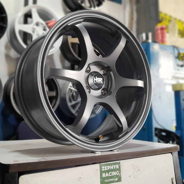 velg HSR ring 16 h4 untuk brio ayla, sigra, agya, jazz dll hsr r16 velg racing hsr