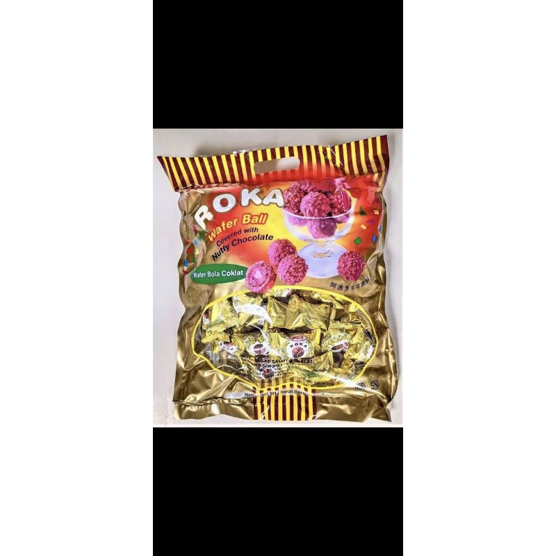 

Roka Apollo Wafer Ball Coklat Isi 70 Pcs Original
