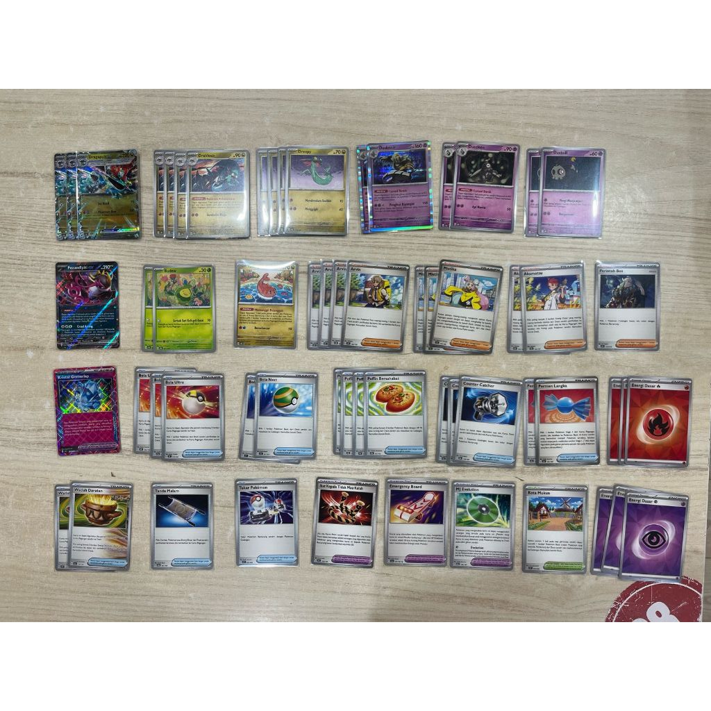 DECK DRAGAPULT DUSKNOIR POKEMON TCG INDONESIA