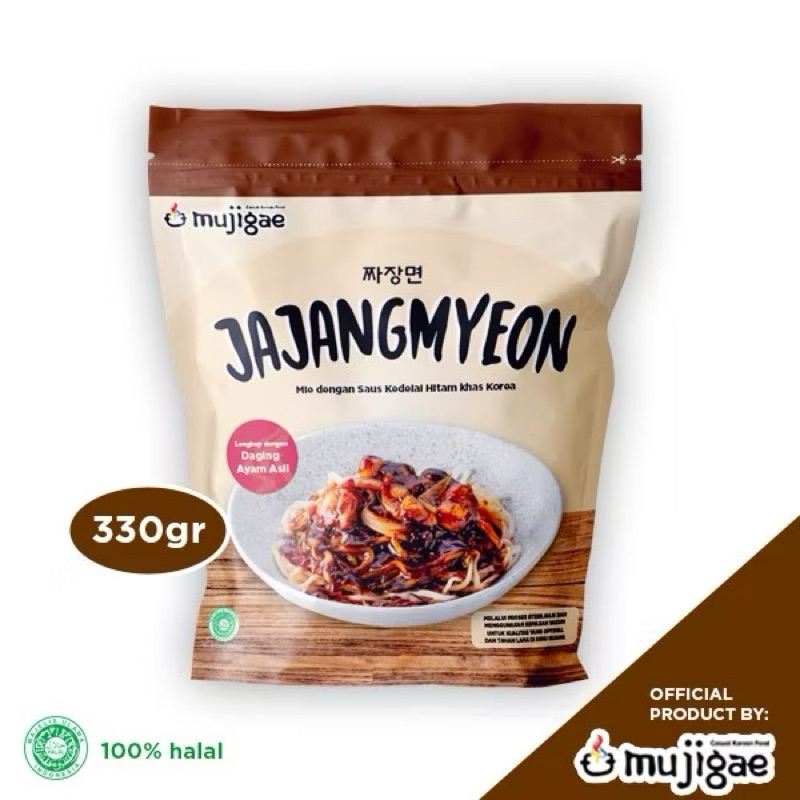

Mujigae by Wonhae Jajangmyeon Mie Korea Saus Kedelai Hitam 330 gr