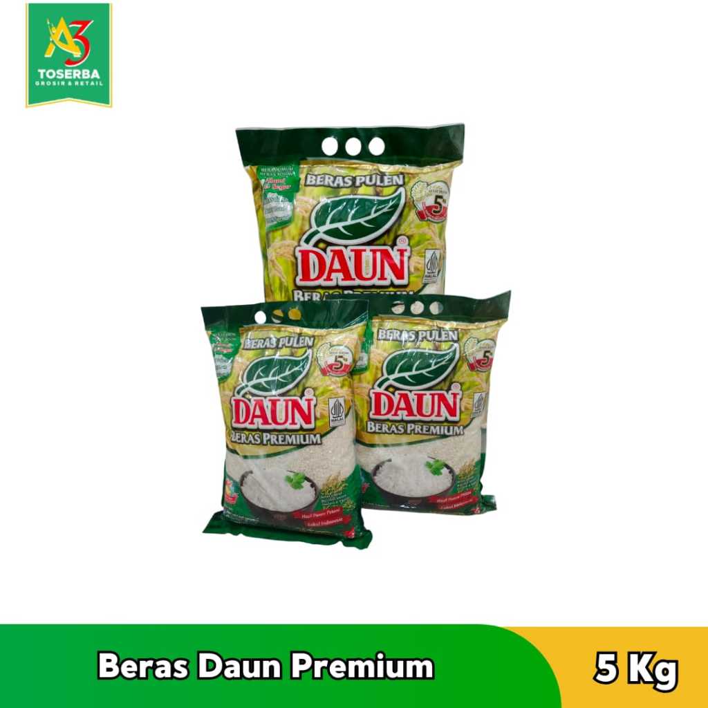 

Beras Daun Super Premium 5 Kg