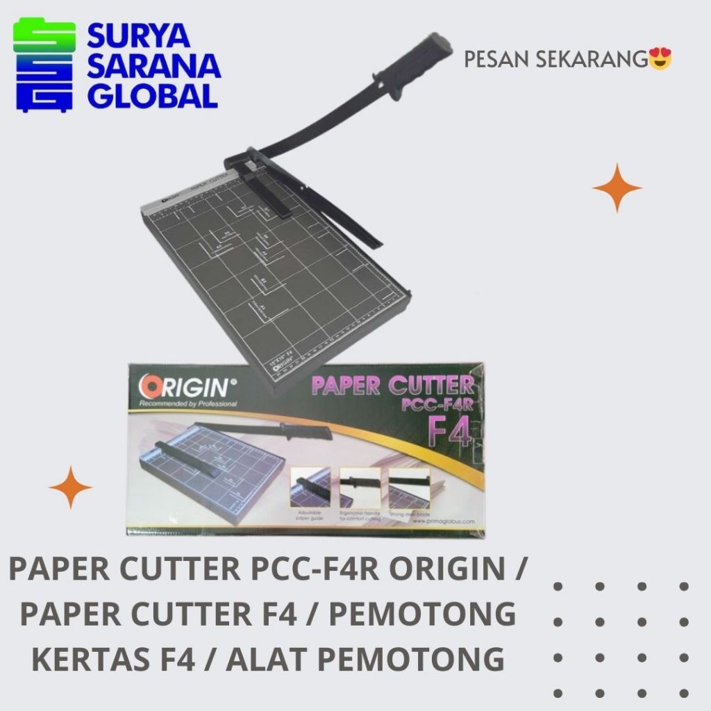 

Pemotong Kertas F4R Original PCC-FAR