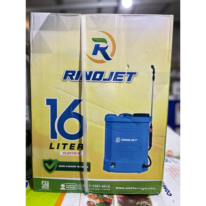 SPRAYER GENDONG ELEKTRIK TANGKI SEMPROT ELEKTRIK RINOJET 16 L