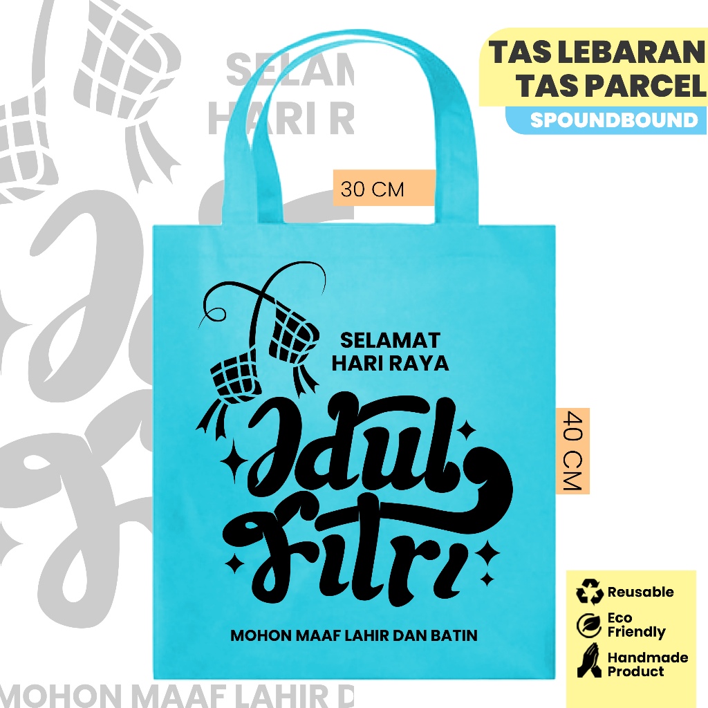 

GOODIEBAG SABLON BIRU 2 UKURAN 30x40x10 – TAS PARCEL IDUL FITRI / GOODIEBAG SABLON