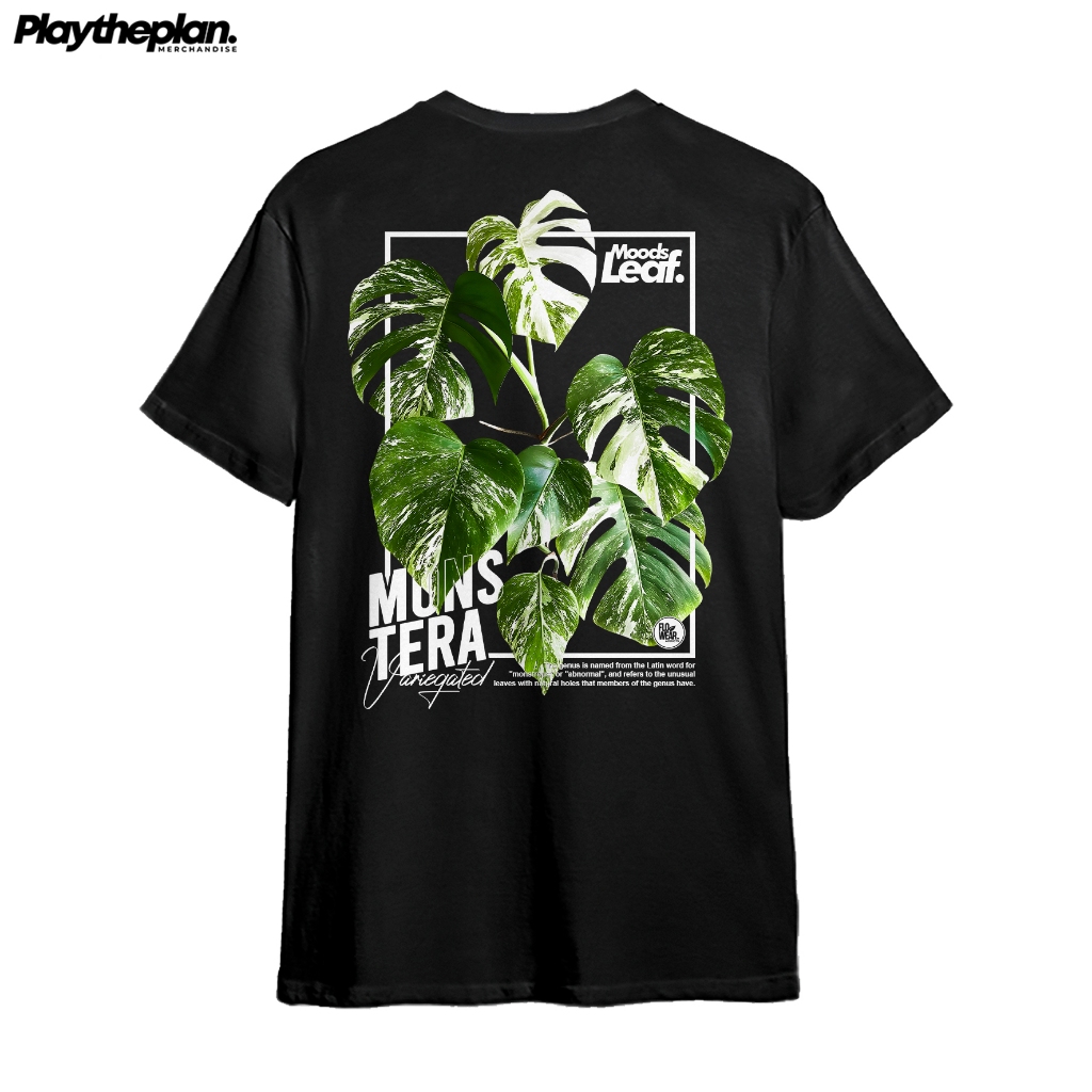 T-Shirt / Baju Kaos Tanaman Hias MONSTERA VARIEGATA - MOODLEAF
