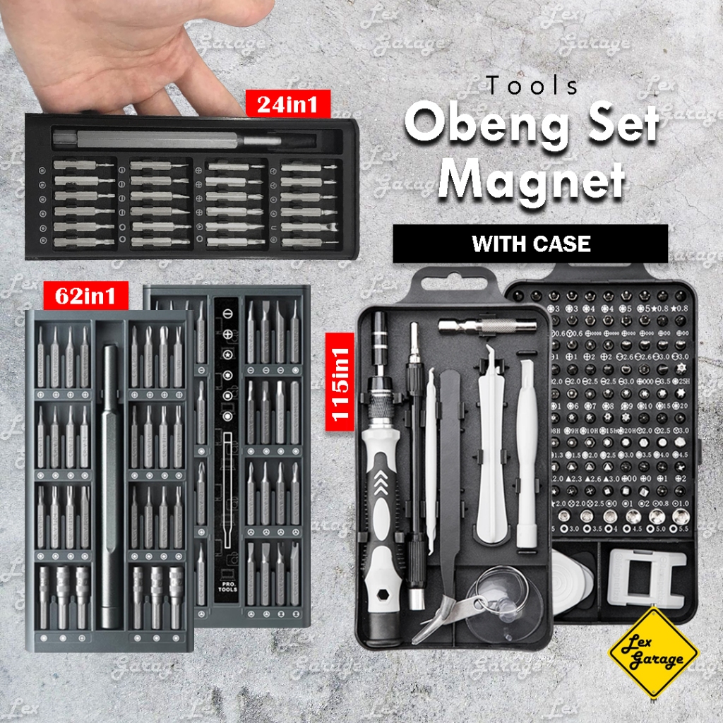 Obeng Set Magnet Reparasi HP Laptop Model Mijia Wiha