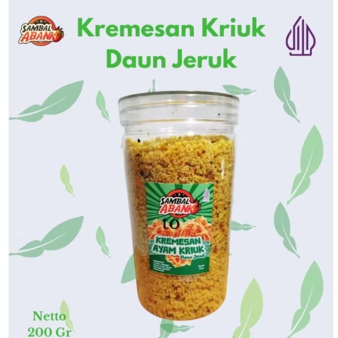 

Sambal Abank Kremesan Daun Jeruk 200Gr Puas Mantap