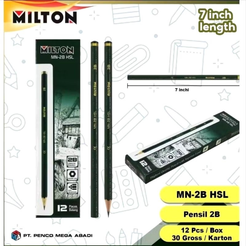 

(Lusinan) Pensil 2B Montana Milton / Pensil 2B murah