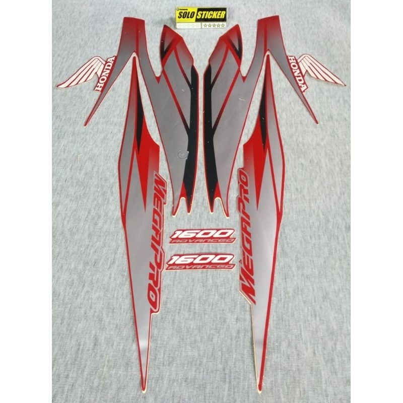 Strping mega pro primus silver merah