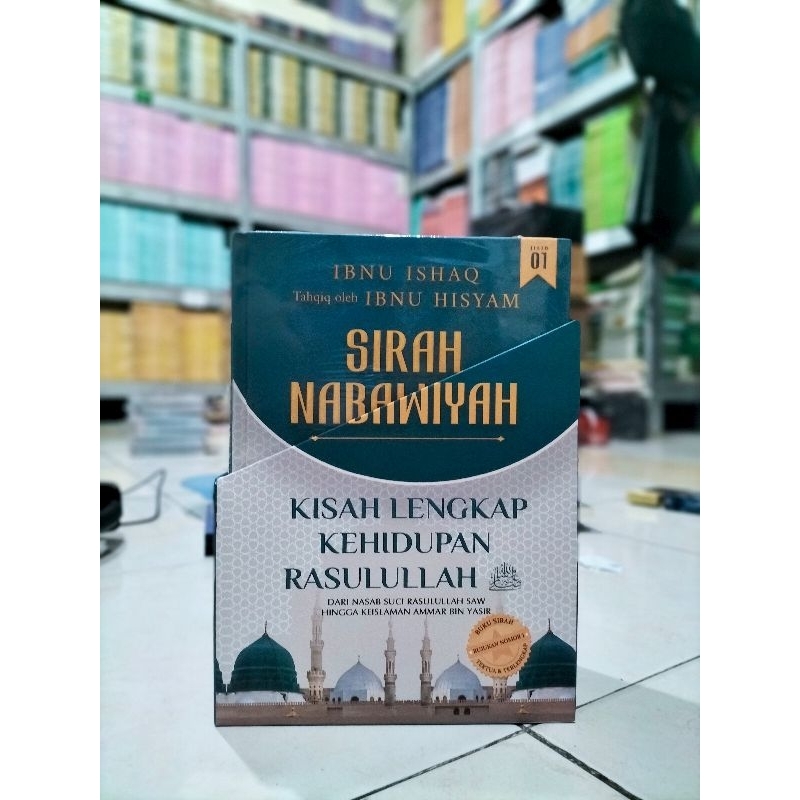 [ORIGINAL] SET BUKU SIRAH NABAWIYAH / KISAH LENGKAP KEHIDUPAN RASULULLAH / IBNU ISHAQ / BACAAN AGAMA
