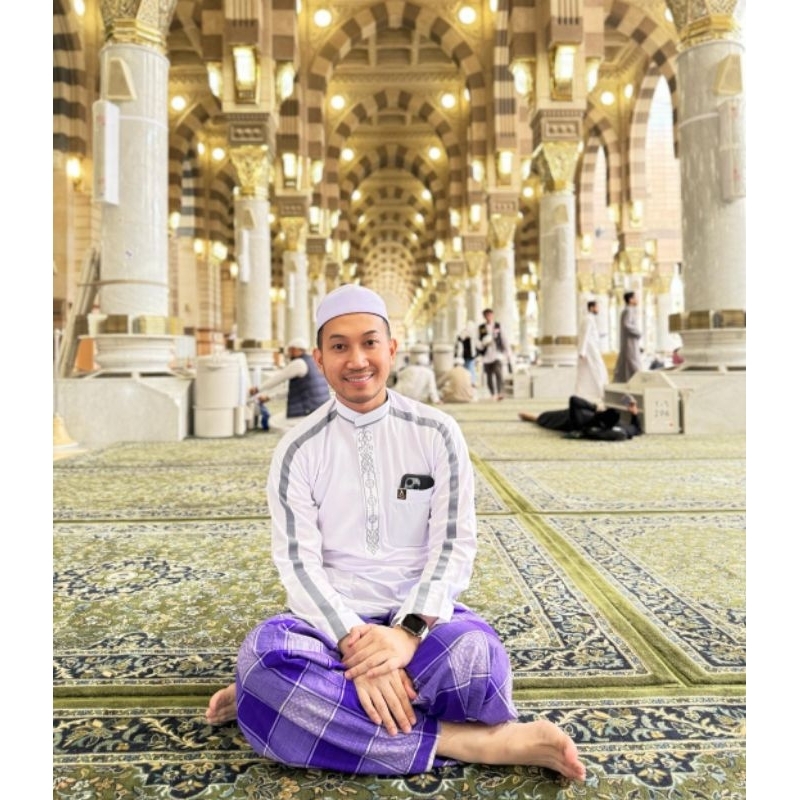 PREMIUM BAJU KOKO SAUDI AR_RIZKY AR RASYID LIST BORDIR busana muslim pria bisa COD