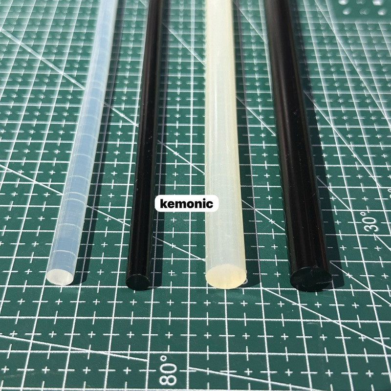

1 PCS ISI LEM TEMBAK GLUE ISI STICK GUN 7MM X 27CM PUTIH HITAM KECIL