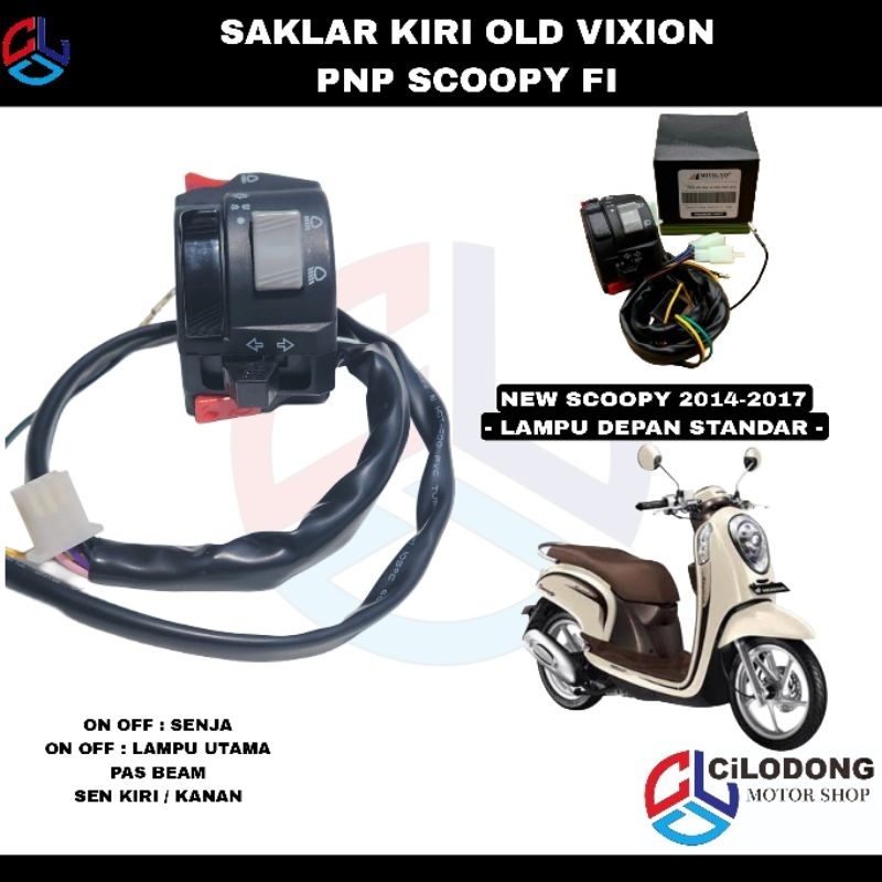 SAKLAR KIRI SCOOPY FI 2014- 2017