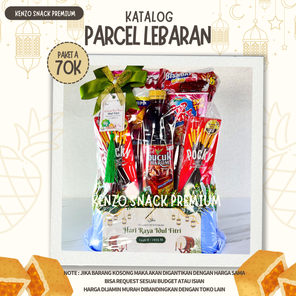 

Parcel Makanan Lebaran Parcel Hampers Snack Makanan Ringan Kue Toples MURAH - PAKET A