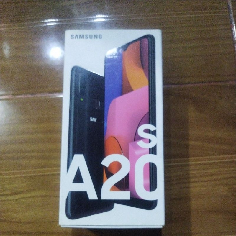 kardus box/manual book Samsung galaxy A20s original second