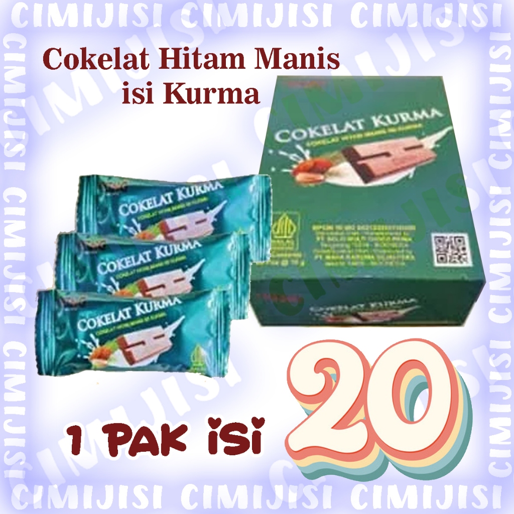 

Hitam Manis Cokelat Kurma Dking Cokelat lebaran cemilan puasa berbuka