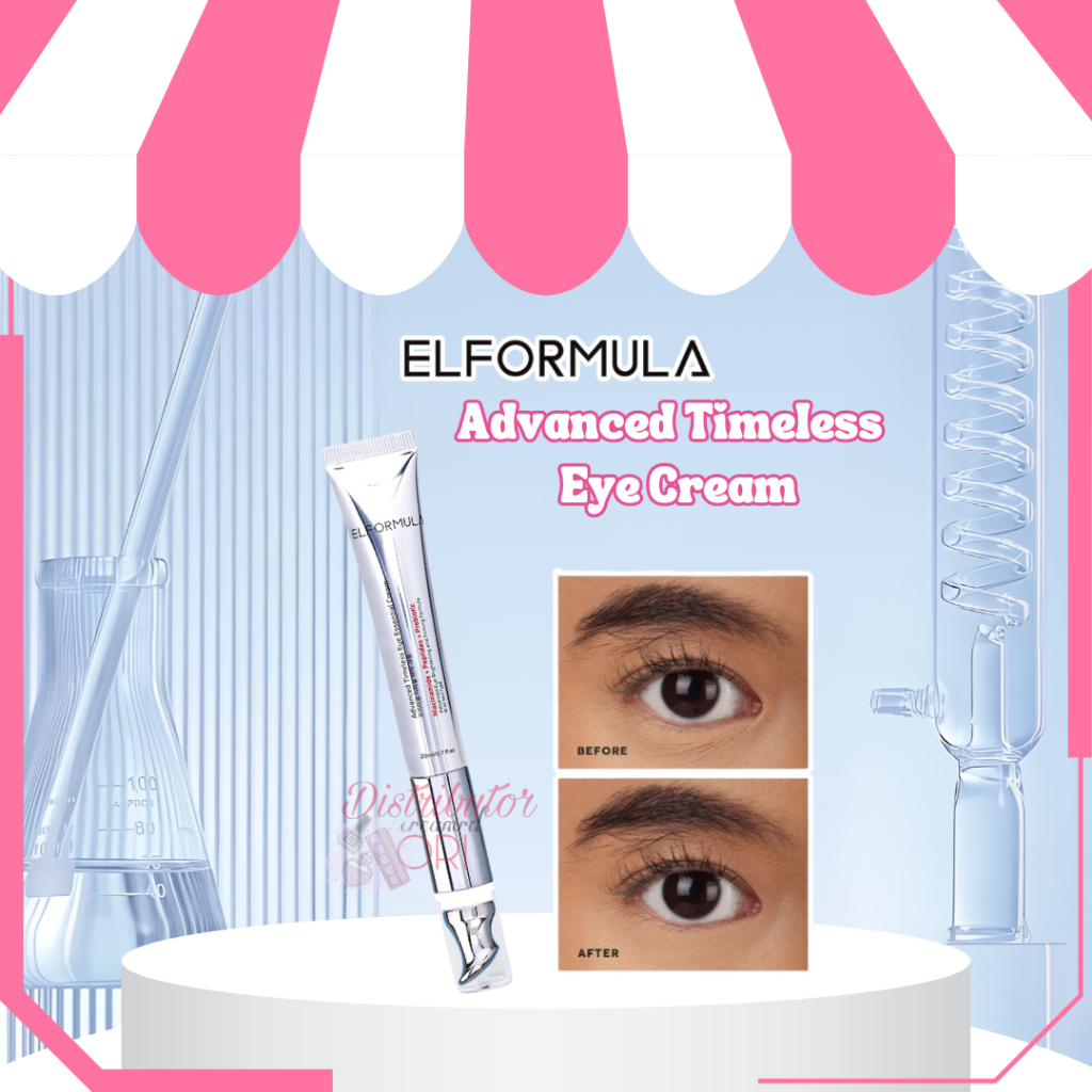 ElFormula Advanced Timeless Essential Eye Cream - Serum Mata untuk Mencerahkan Area Mata dan Mengura