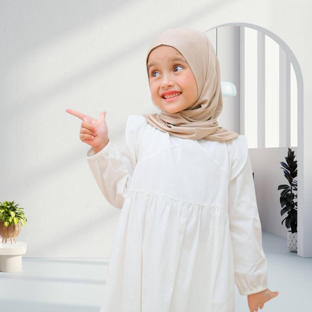Hijab Instan Segitiga Anak / Kerudung Anak Instan Segitiga / Kerudung Anak Instan / Hijab Anak Insta