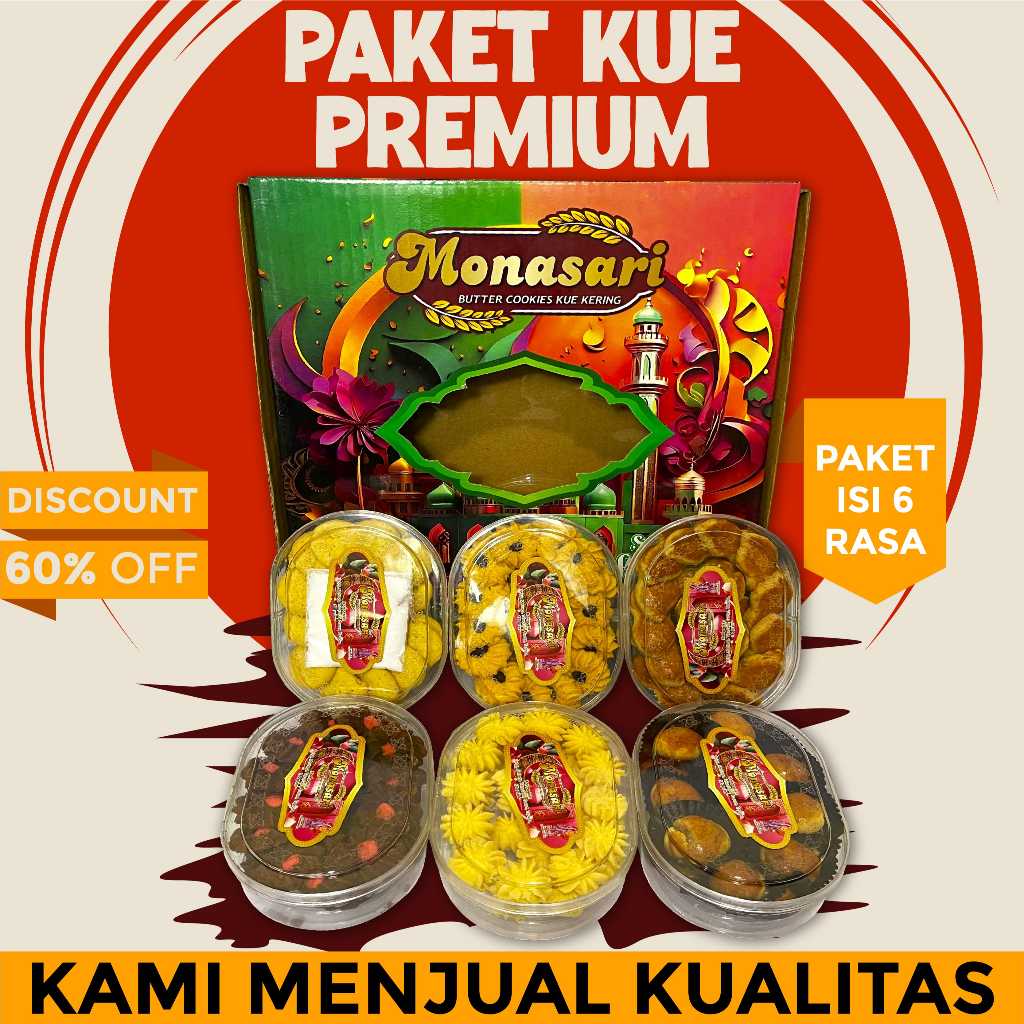 

PAKET KUE KERING LEBARAN PRIMA JAYA PARSEL KUE KERING PARSEL KUE LEBARAN BINGKISAN HAMPERS LEBARAN IDUL FITRI KUE NASTAR KACANG PUTRI SALJU BINTANG 5 BESAR