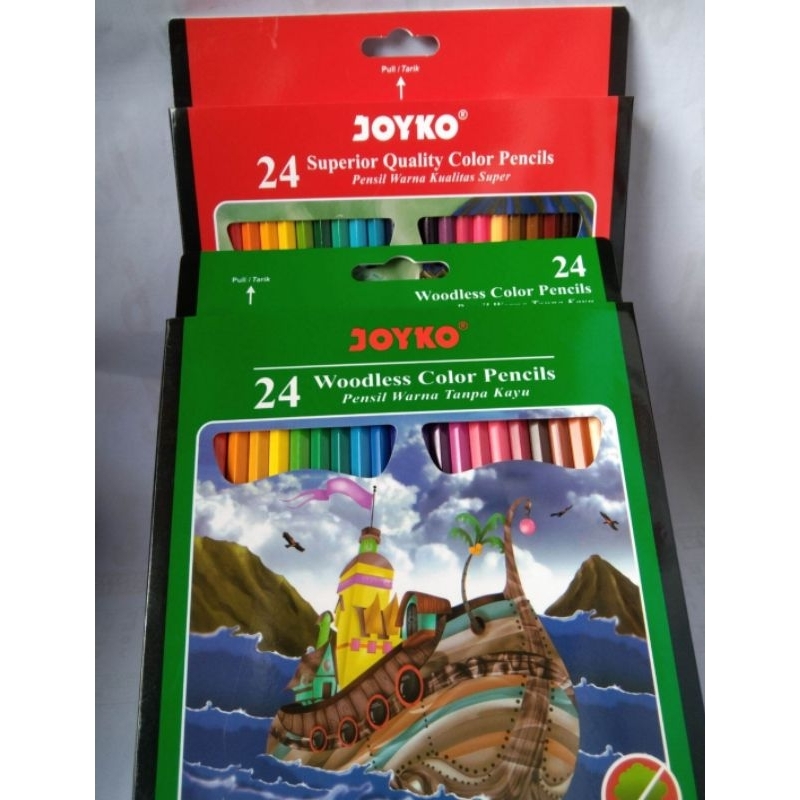 

Pensil Warna Original Joyko Isi 24 pcs