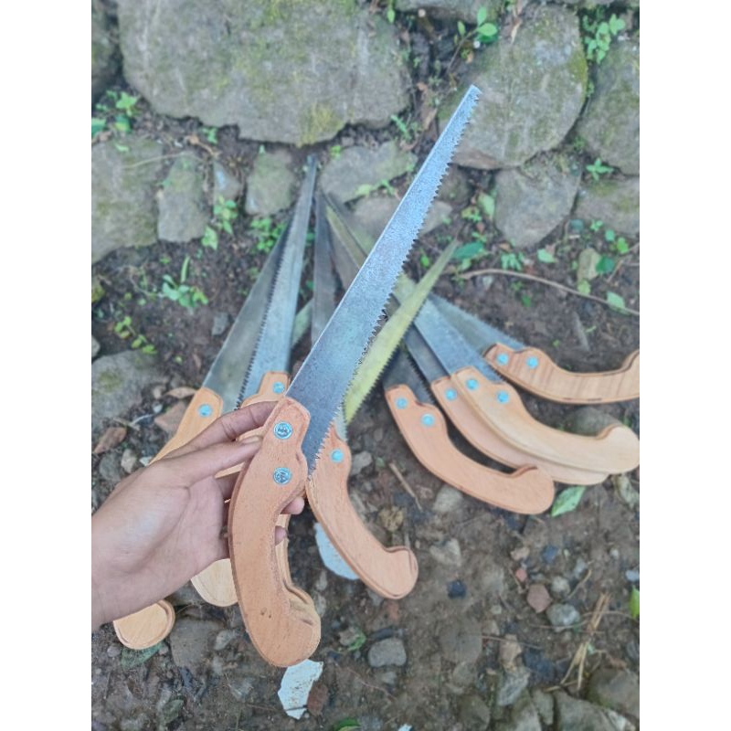 Gergaji Potong Baja Slendang siap pakai gergaji kayu dan bambu