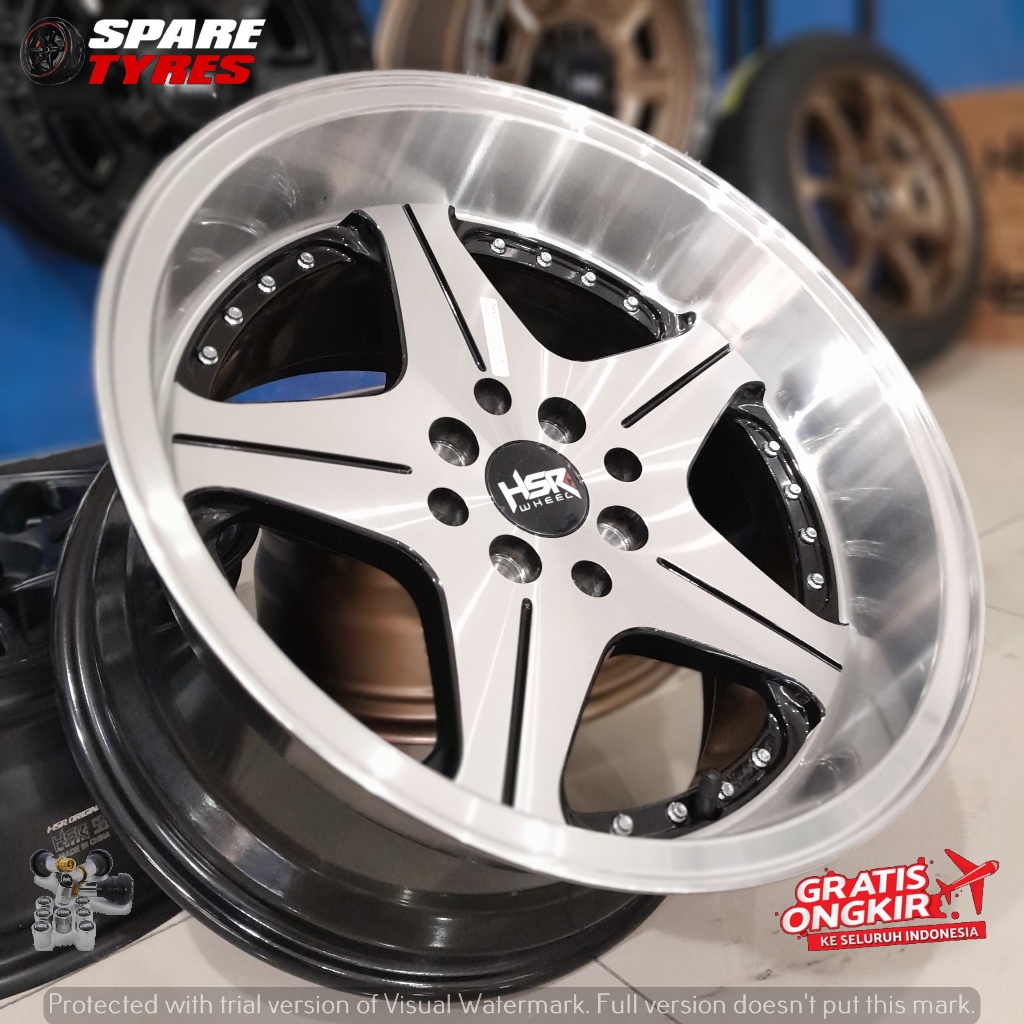 Velg mobil racing celong / belang HSR ANAMBAS ring 16 Mobil Jazz Avanza Livina Yaris Vios City Brio 