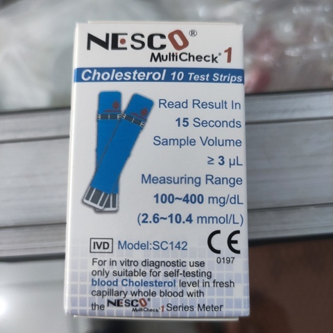 Alat Tes Nesco Kolesterol| Stick Cek Kolesterol Nesco