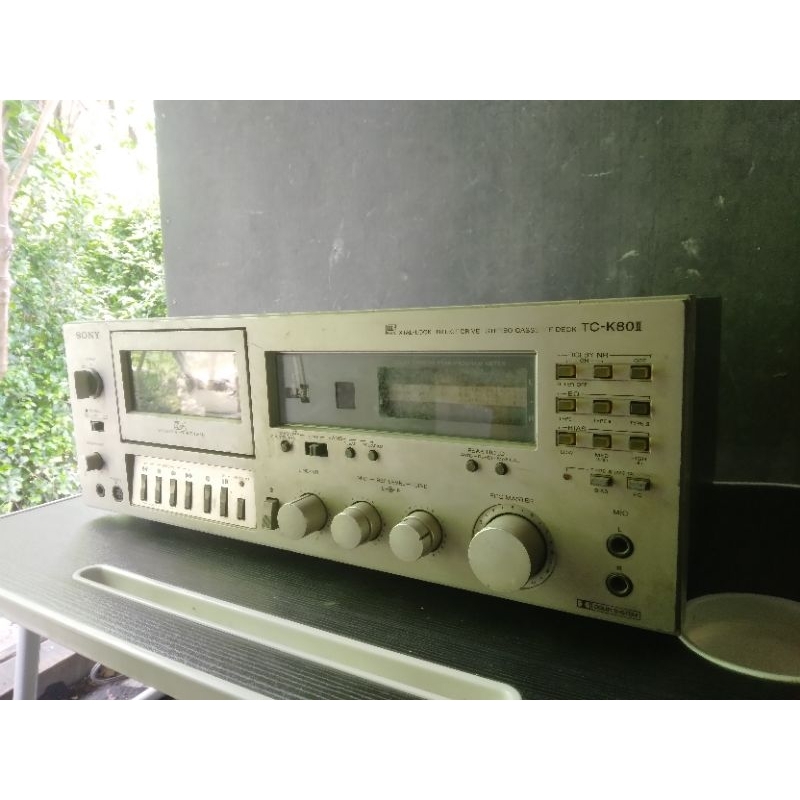 VINTAGE TAPE DECK SONY TC K80II - LAWAS ANTIK VINTAGE