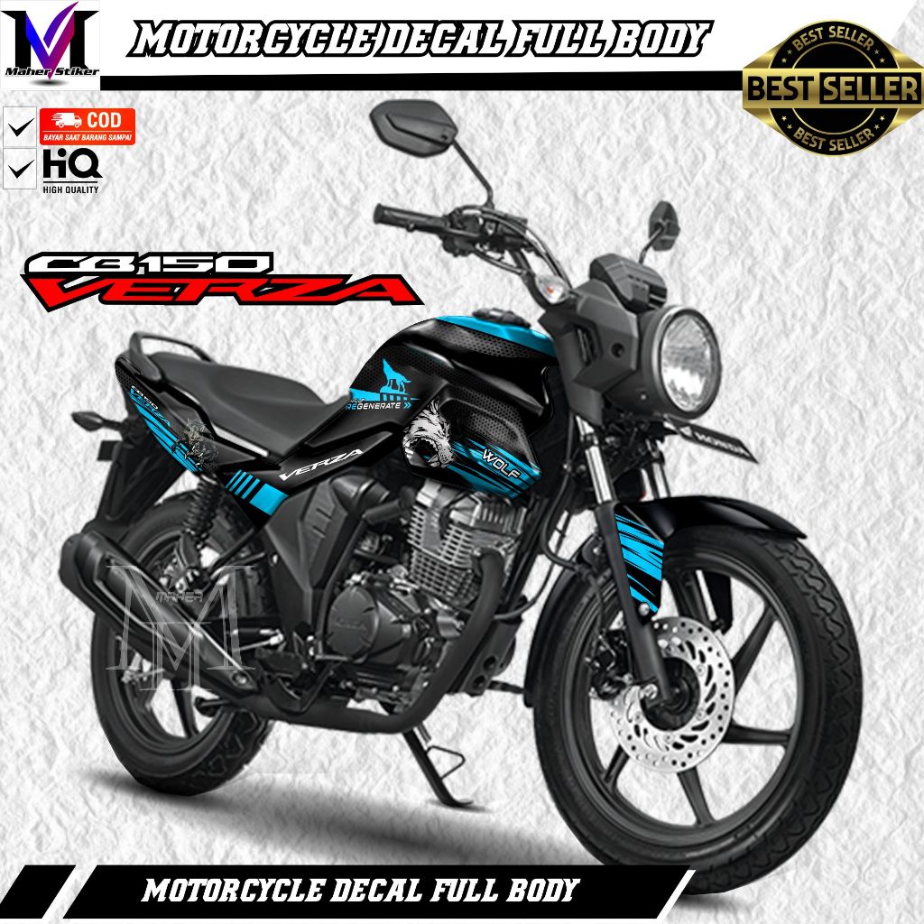 Decal Full Body CB Verza  Stiker Cb Verza Variasi Wolf
