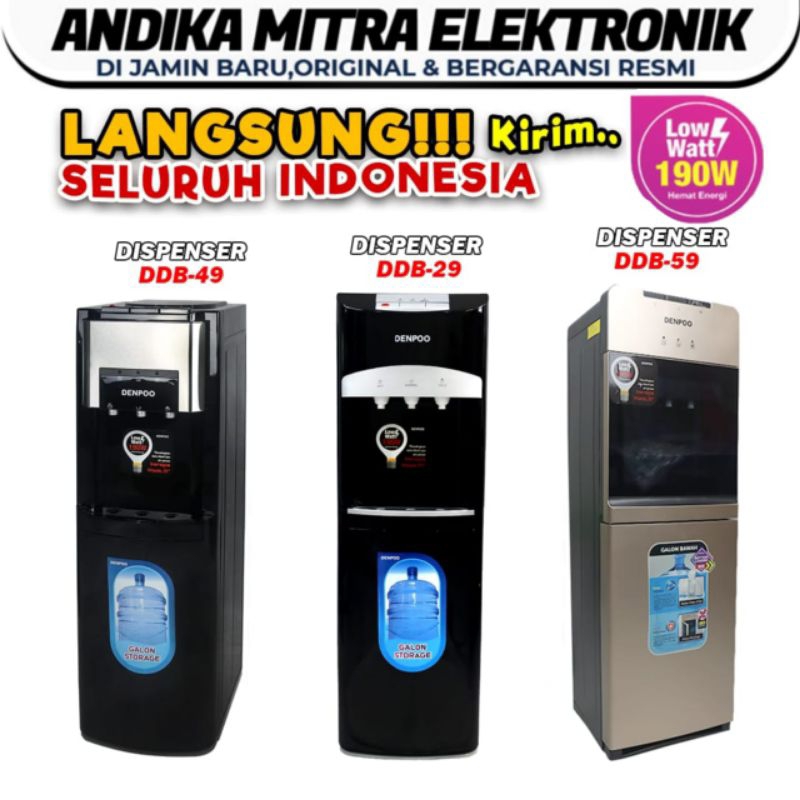 KHUSUS INSTANT DISPENSER GALON BAWAH LOW WATT DENPOO